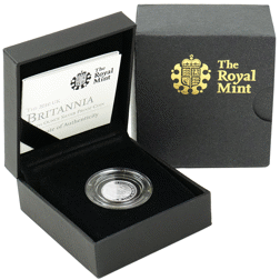 Pre-Owned 2010 UK Britannia 1/10oz Proof Silver Coin - VAT Free