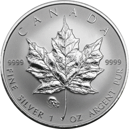 Pre-Owned 2008 Canadian Maple 'Rat Privy' 1oz Silver Coin - VAT Free