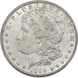 Pre-Owned 1899 USA Morgan Dollar New Orleans Silver Coin - VAT Free