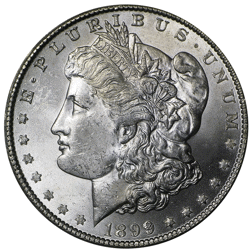 Pre-Owned 1899 USA Morgan Dollar New Orleans Silver Coin - VAT Free