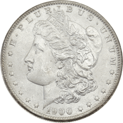 Pre-Owned 1900 USA Morgan Dollar New Orleans Silver Coin - VAT Free
