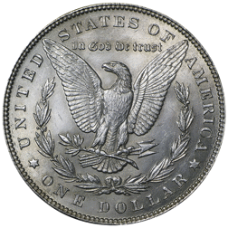Pre-Owned 1887 USA Morgan Dollar Philadelphia Silver Coin - VAT Free