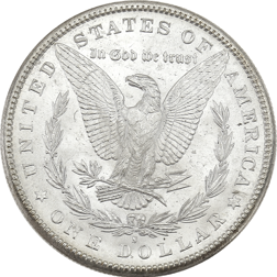 Pre-Owned USA 1881 Morgan Dollar San Francisco Silver Coin - VAT Free