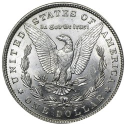 Pre-Owned USA 1881 Morgan Dollar New Orleans Silver Coin - VAT Free