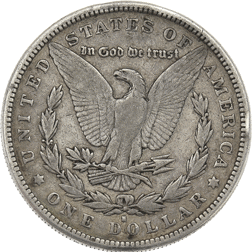 Pre-Owned USA 1879 Morgan Dollar San Francisco Silver Coin - VAT Free