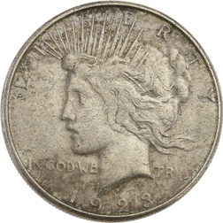 Pre-Owned USA 1923 Peace Dollar San Francisco Silver Coin - VAT Free