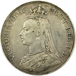 Pre-Owned 1889 Victoria Crown Silver Coin - VAT Free