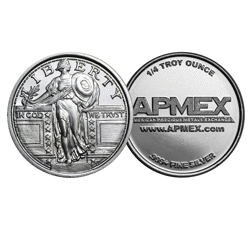 Pre-Owned 1/4oz Silver Round