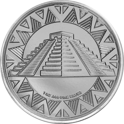 Aztec 1oz Silver Round