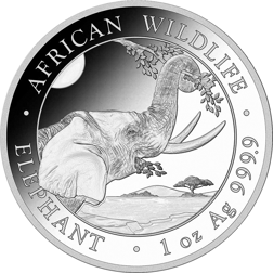 2023 Somalian Elephant 1oz Silver Coin