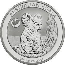 Pre-Owned 2017 Australian Koala 'Privy' Rooster 1oz Silver Coin - VAT Free
