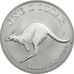 Pre-Owned 1998 Royal Australian Mint Kangaroo 1oz Silver Coin - VAT Free
