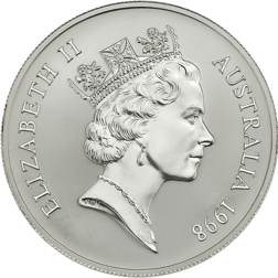 Pre-Owned 1998 Royal Australian Mint Kangaroo 1oz Silver Coin - VAT Free