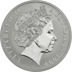 Pre-Owned 1999 Royal Australian Mint Kangaroo 1oz Silver Coin - VAT Free