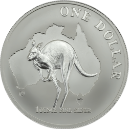 Pre-Owned 2000 Royal Australian Mint Kangaroo 1oz Silver Coin - VAT Free