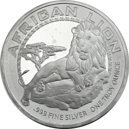 Pre-Owned 2017 Niue African Lion 1oz Silver Coin - VAT Free