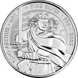 2023 UK King Arthur Myths and Legends 1oz Silver Coin