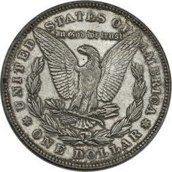 Pre-Owned 1878 USA Morgan Dollar Philadelphia Silver Coin - VAT Free