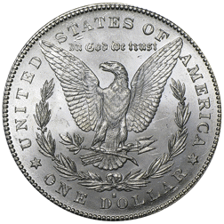 Pre-Owned 1878 USA Morgan Dollar San Francisco Silver Coin - VAT Free