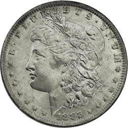 Pre-Owned 1882 USA Morgan Dollar New Orleans Silver Coin - VAT Free