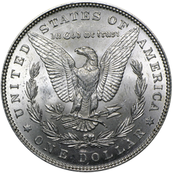 Pre-Owned 1883 USA Morgan Dollar Philadelphia Silver Coin - VAT Free
