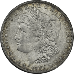 Pre-Owned 1890 USA Morgan Dollar Philadelphia Silver Coin - VAT Free