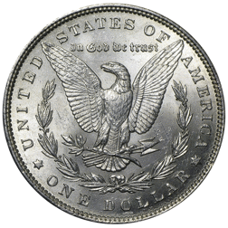 Pre-Owned 1890 USA Morgan Dollar Philadelphia Silver Coin - VAT Free