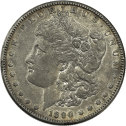 Pre-Owned 1890 USA Morgan Dollar San Francisco Silver Coin - VAT Free