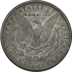 Pre-Owned 1890 USA Morgan Dollar San Francisco Silver Coin - VAT Free