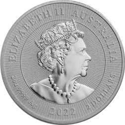 Pre-Owned 2022 Australian Mother and Baby Dingo 2oz Silver Coin - VAT Free