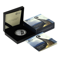 Pre-Owned 2017 UK 1000th Coronation Anniversary of King Canute £5 Proof Silver Coin - VAT Free