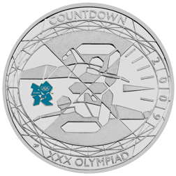 Pre-Owned 2009 Countdown to the Olympics Silver Proof £5 Coin - VAT Free