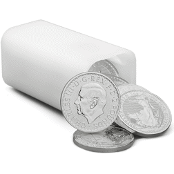 Pre-Owned UK King Charles III Britannia 1oz Silver Coin - Mixed Dates - VAT Free