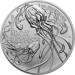 2023 Australia's Most Dangerous Animals: Box Jellyfish 1oz Silver Coin