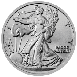 Mason Mint Walking Liberty Design 1oz Silver Round
