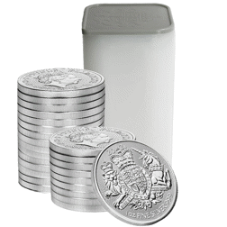 Pre-Owned UK Royal Arms 1oz Silver Coin Mixed Dates - VAT Free