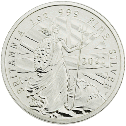 Pre-Owned 2020 UK The Britannia 1oz Brilliant Uncirculated