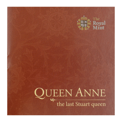 Pre-Owned 2014 UK 300th Anniversary of The Death of Queen Anne £5 Proof Silver Coin - VAT Free
