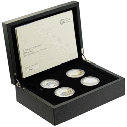 Pre-Owned 2016 UK Portrait of Britain £5 Silver Proof Four Coin Collection - VAT Free