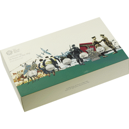 Pre-Owned 2019 UK '50 Years of the 50p' British Military Silver Proof 5-Coin Collection - VAT Free