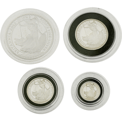 Pre-Owned 2012 UK Britannia Silver Proof 4-Coin Set - VAT Free