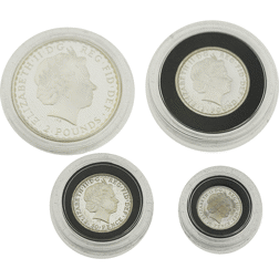 Pre-Owned 2012 UK Britannia Silver Proof 4-Coin Set - VAT Free