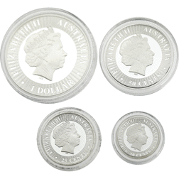 Pre-Owned 2016 Australian Kangaroo Silver Proof 4-Coin Collection - VAT Free - No Certificate