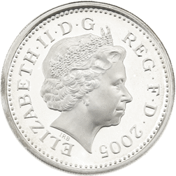 Pre-Owned 2005 UK £1 Silver Proof Design Coin - VAT Free