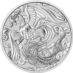 2022 Australian Chinese Myths and Legends Phoenix 1oz Silver Coin