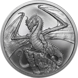 Pre-Owned World of Dragons The Welsh 1oz Silver Round