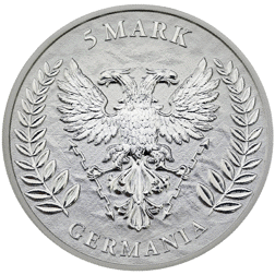 Pre-Owned Germania 1oz Silver Coin - Mixed Dates - VAT Free