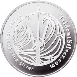 Mason Mint Trident 1oz Silver Round