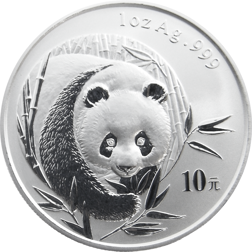 Pre-Owned 2003 Chinese Panda 1oz Silver Coin - VAT Free