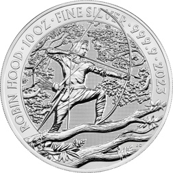 2023 UK Robin Hood Myths & Legends 10oz Silver Coin